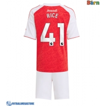 Fotballdrakt Barn Arsenal Declan Rice #41 Hjemmedraktsett 2025-26 Kortermet (+ Korte bukser)